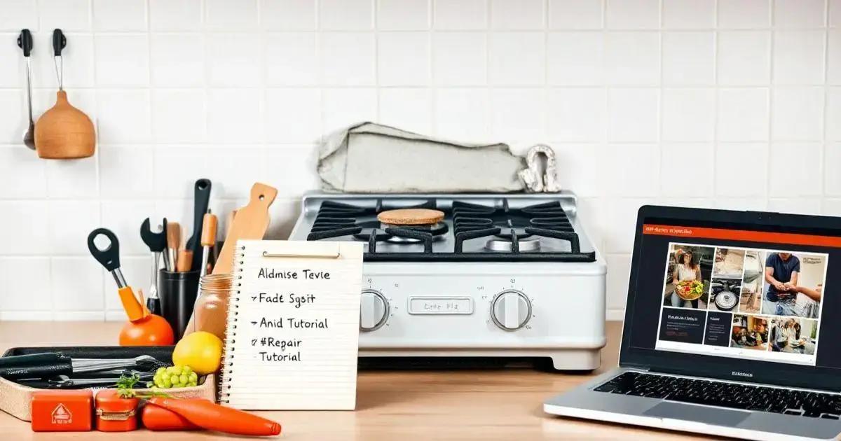 Como economizar no conserto do seu fogão